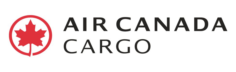 A black and white image of the air cargo logo.